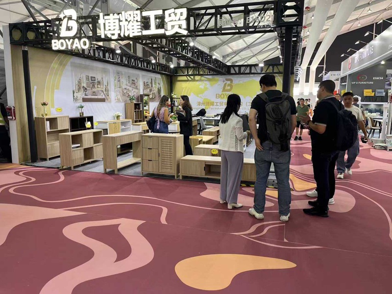 Boyao appeared at the 2024 Shanghai International Furniture Expo