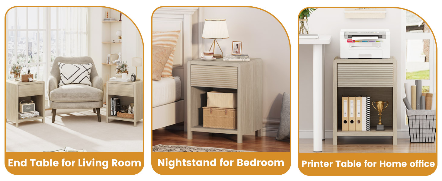modern nightstand table