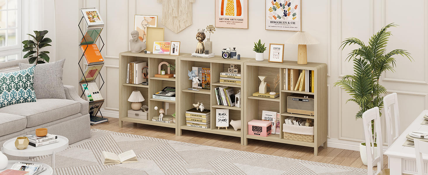 living room bookshelf