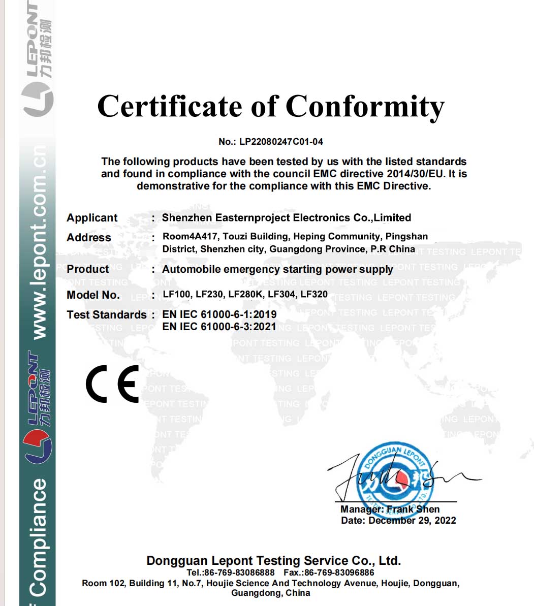 Certificati CE