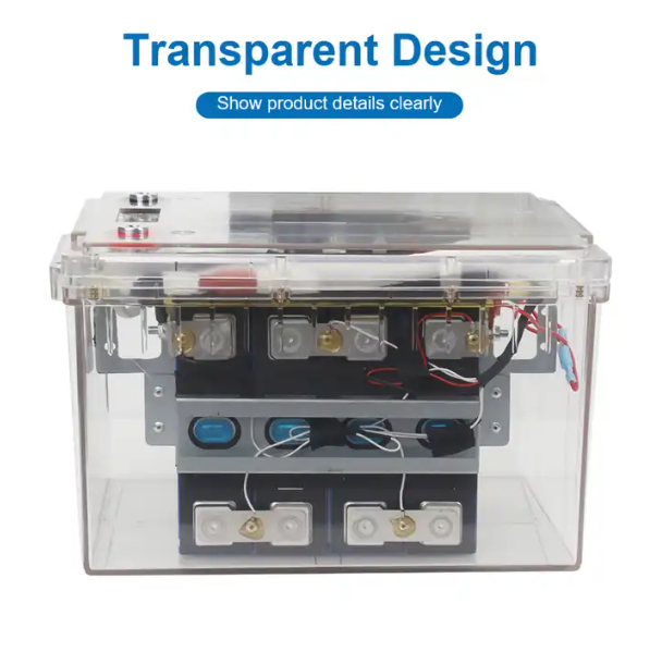Caja de batería impermeable portátil con energía solar de bricolaje