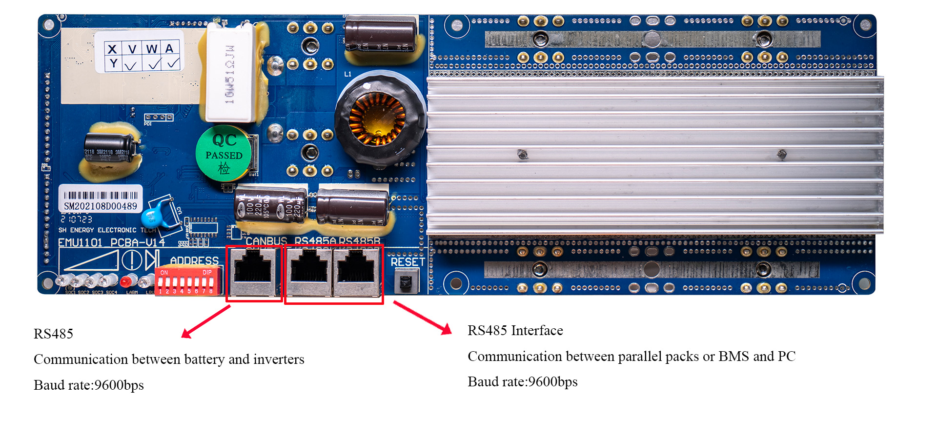 BMS for battery with bluetooth