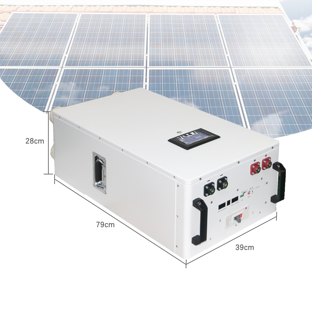 Pacote de bateria Lifepo4 51,2 V 280 Ah íon de lítio recarregável design totalmente montado estoque na Europa
