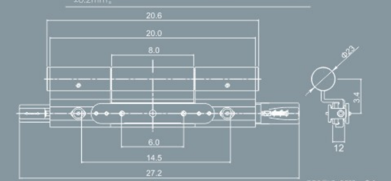 Aluminium hinge