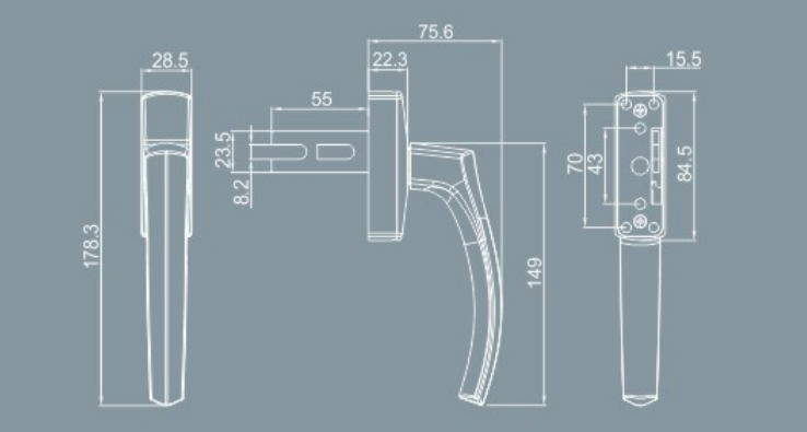 aluminum handles