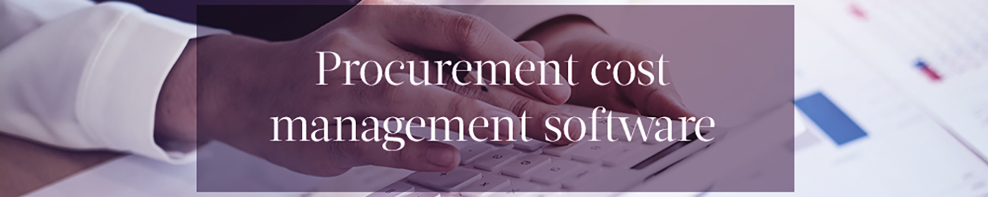 Procurement management software