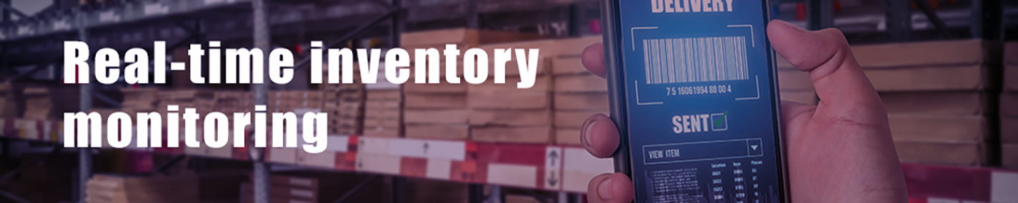 Real-time inventory monitoring mobile app