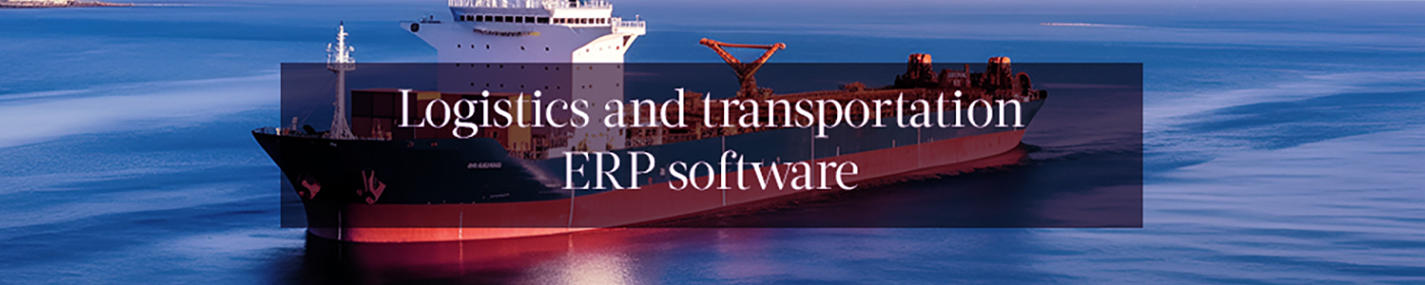 Logistics and transportation ERP software