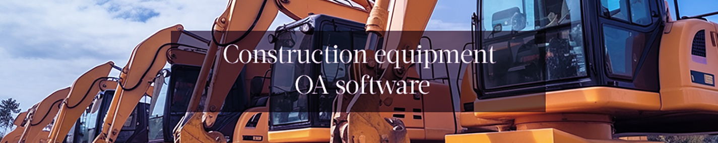 Construction equipment OA software