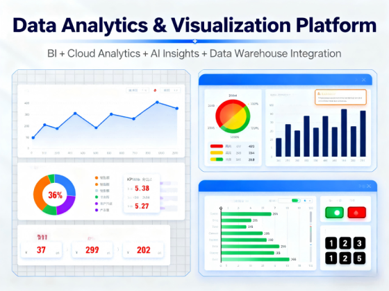 Développement de plateformes d'analyse et de visualisation de données