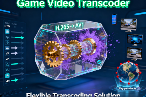 Herní video transkodér