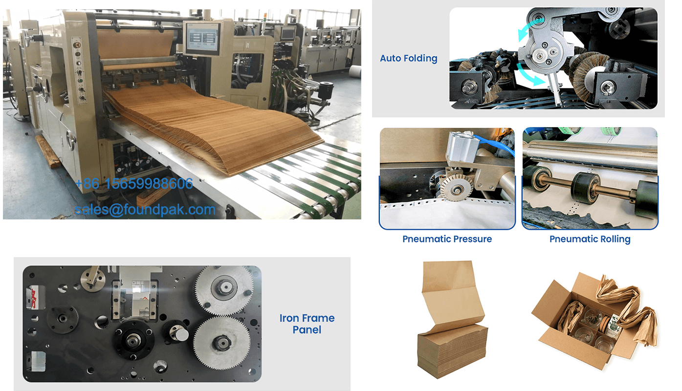 fanfold paper making machine paper process machine paper fold machine