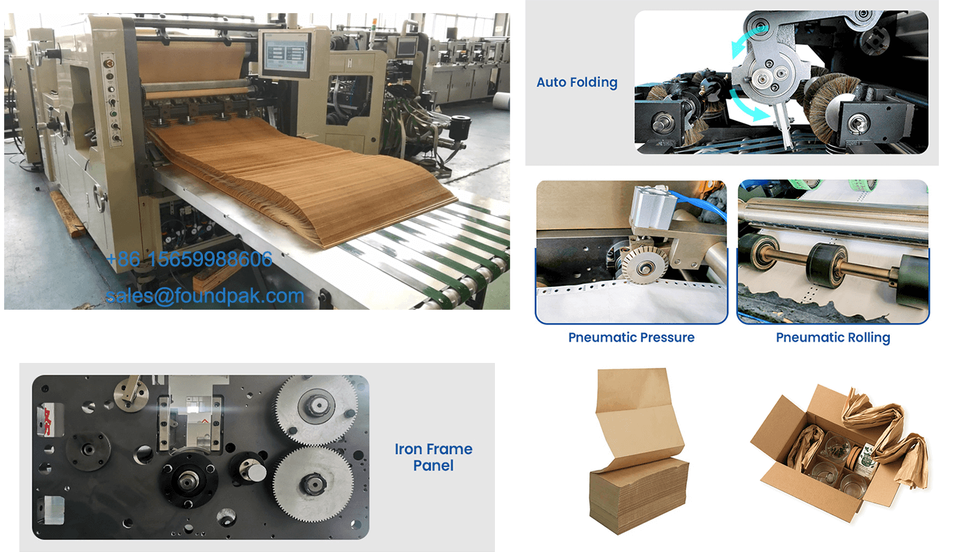 Китай Автоматическая складная линия по производству крафт-бумаги упаковывая  тип фальцовочную машину ширины з подушки 780мм оптовой поставщик,  производитель