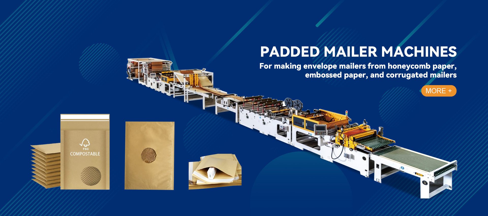 Honeycomb Paper Mailer Machine