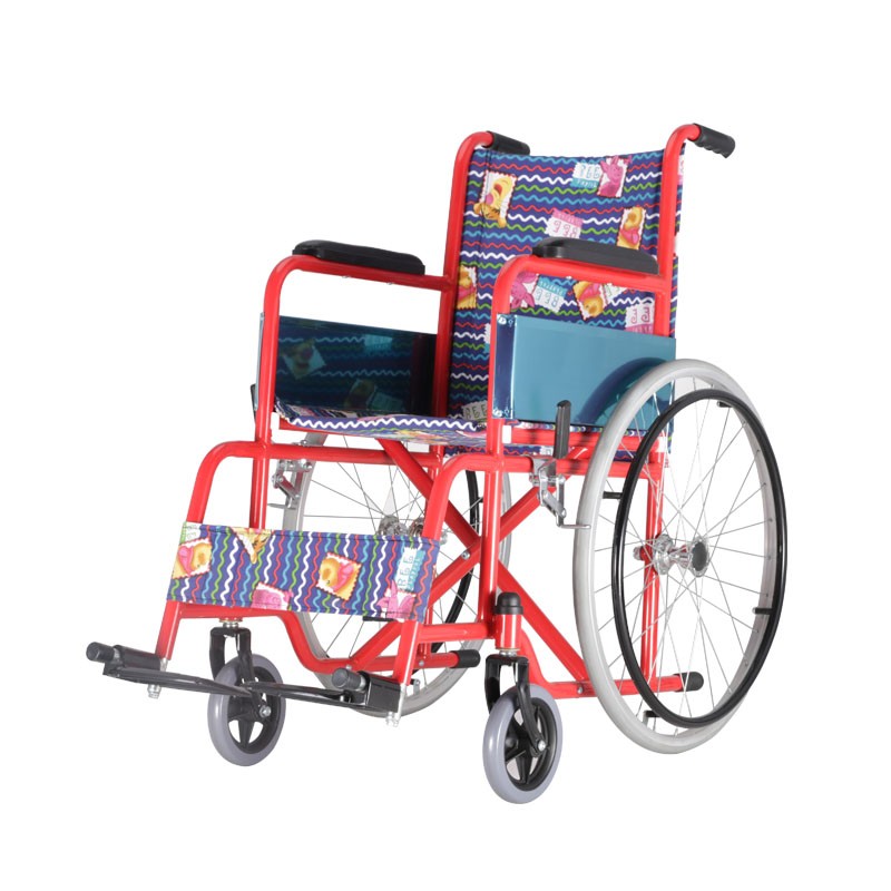 Children Lightweight Steel Pediatric Wheelchair