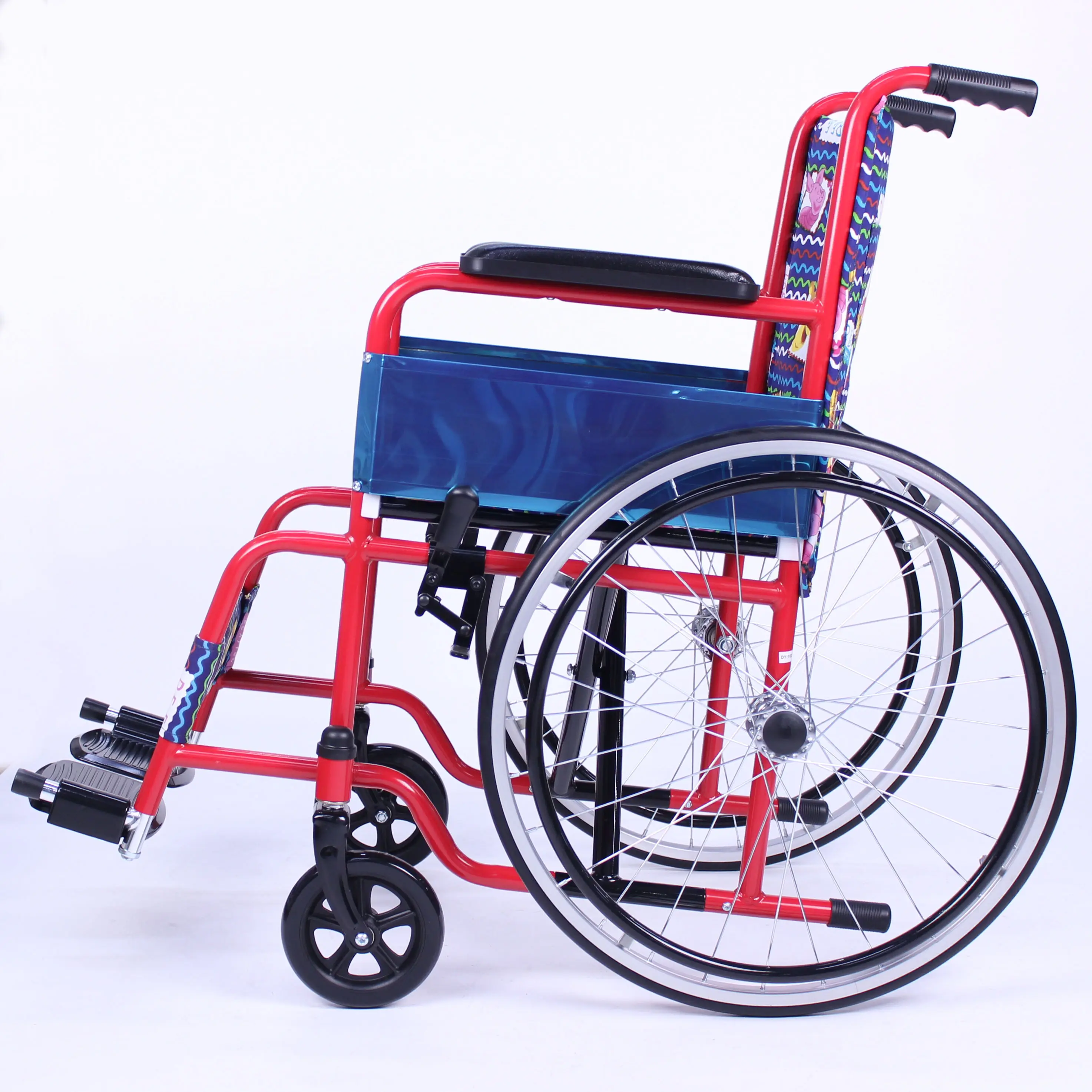 Children Lightweight Steel Pediatric Wheelchair