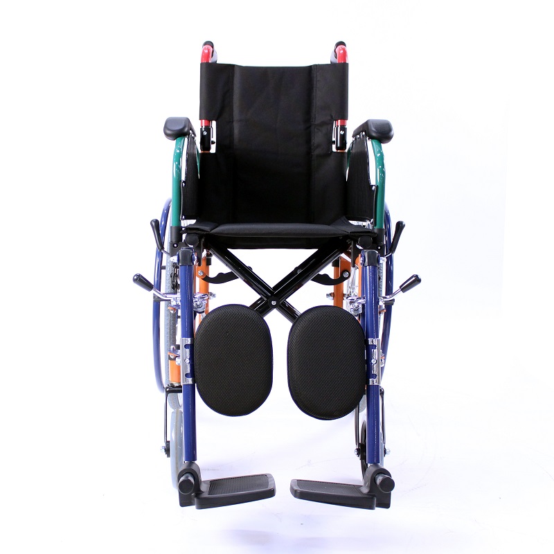 Folding Backrest Aluminum Children Wheelchair