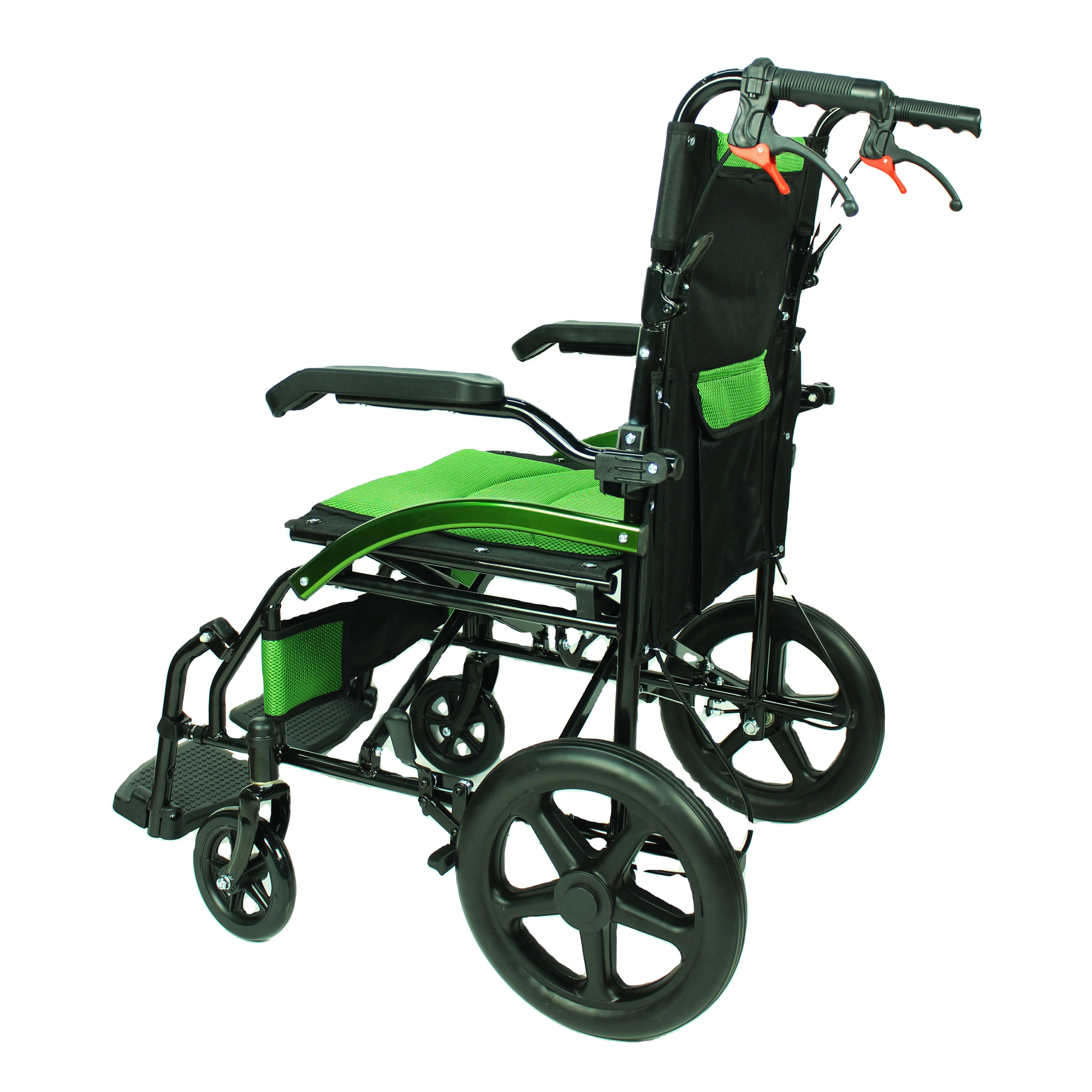 Floding Backrest Aluminium Transit Chair
