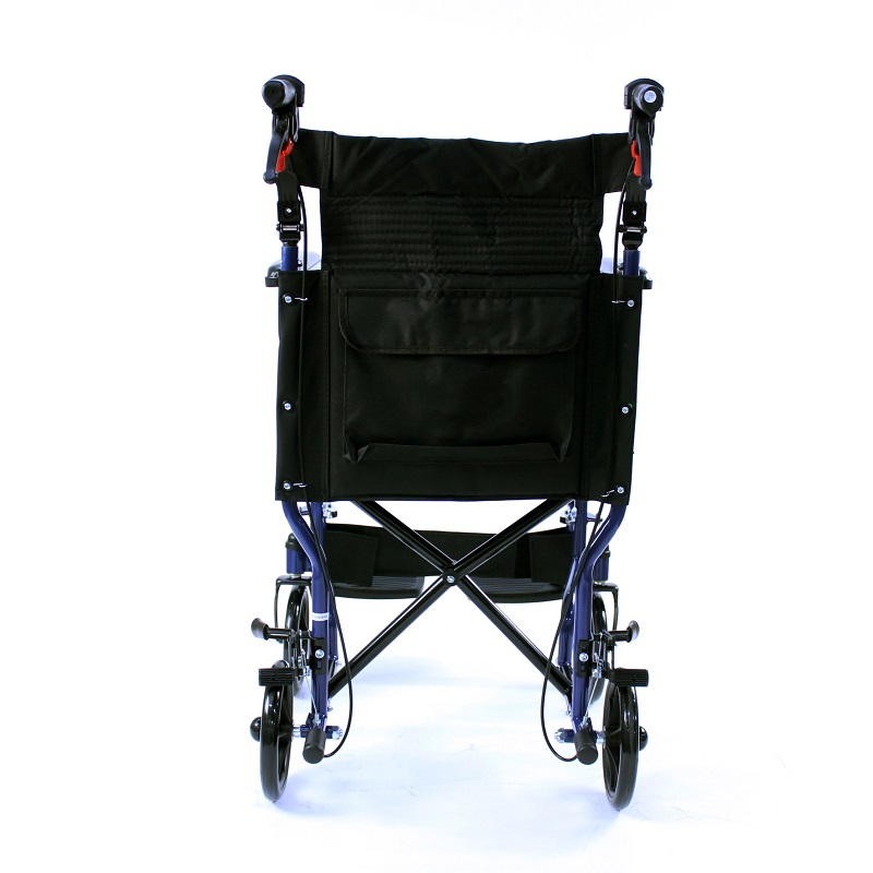 Hospital Portable Steel Transit Wheelchair