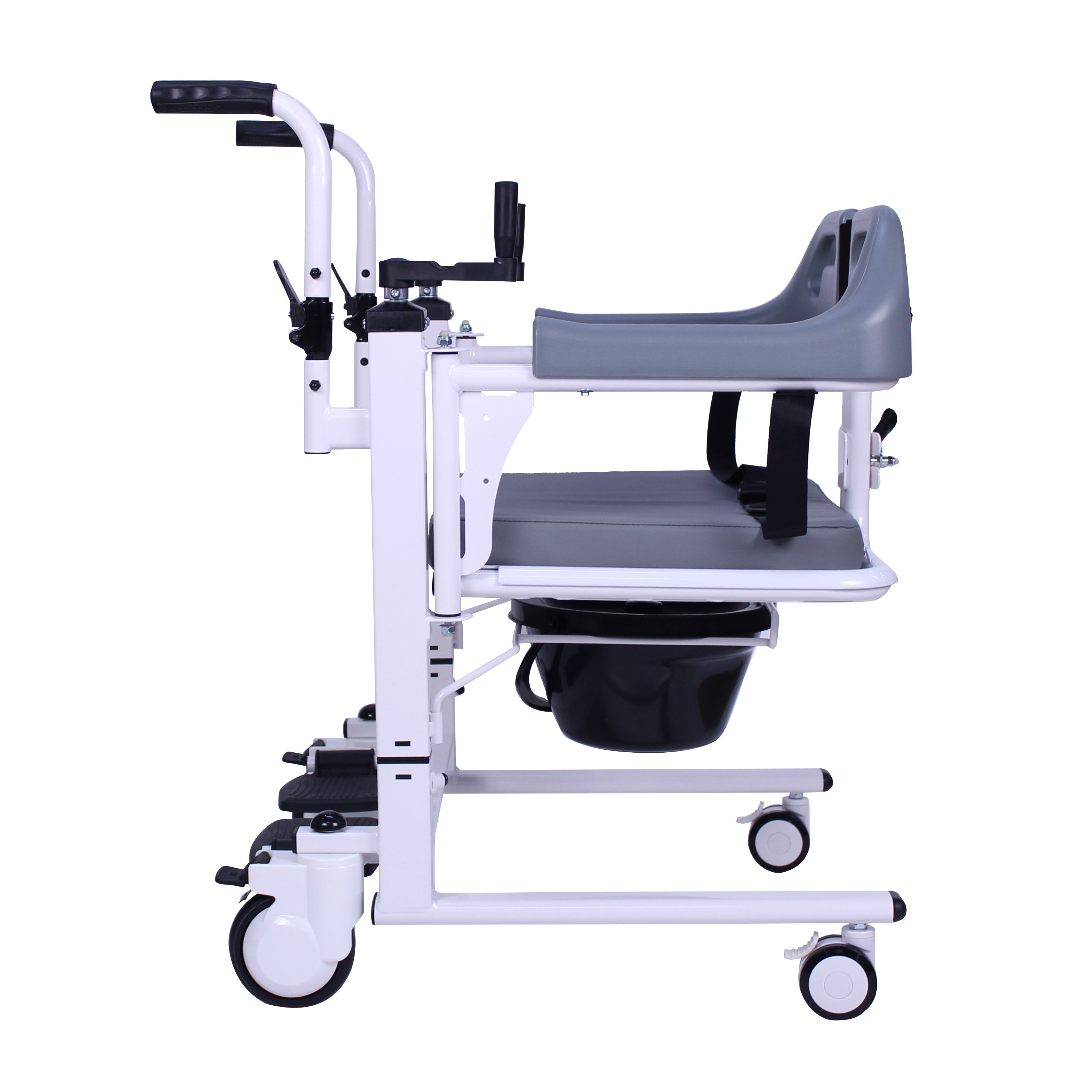 Quick Release Folding Patient Lift Transfer Chair