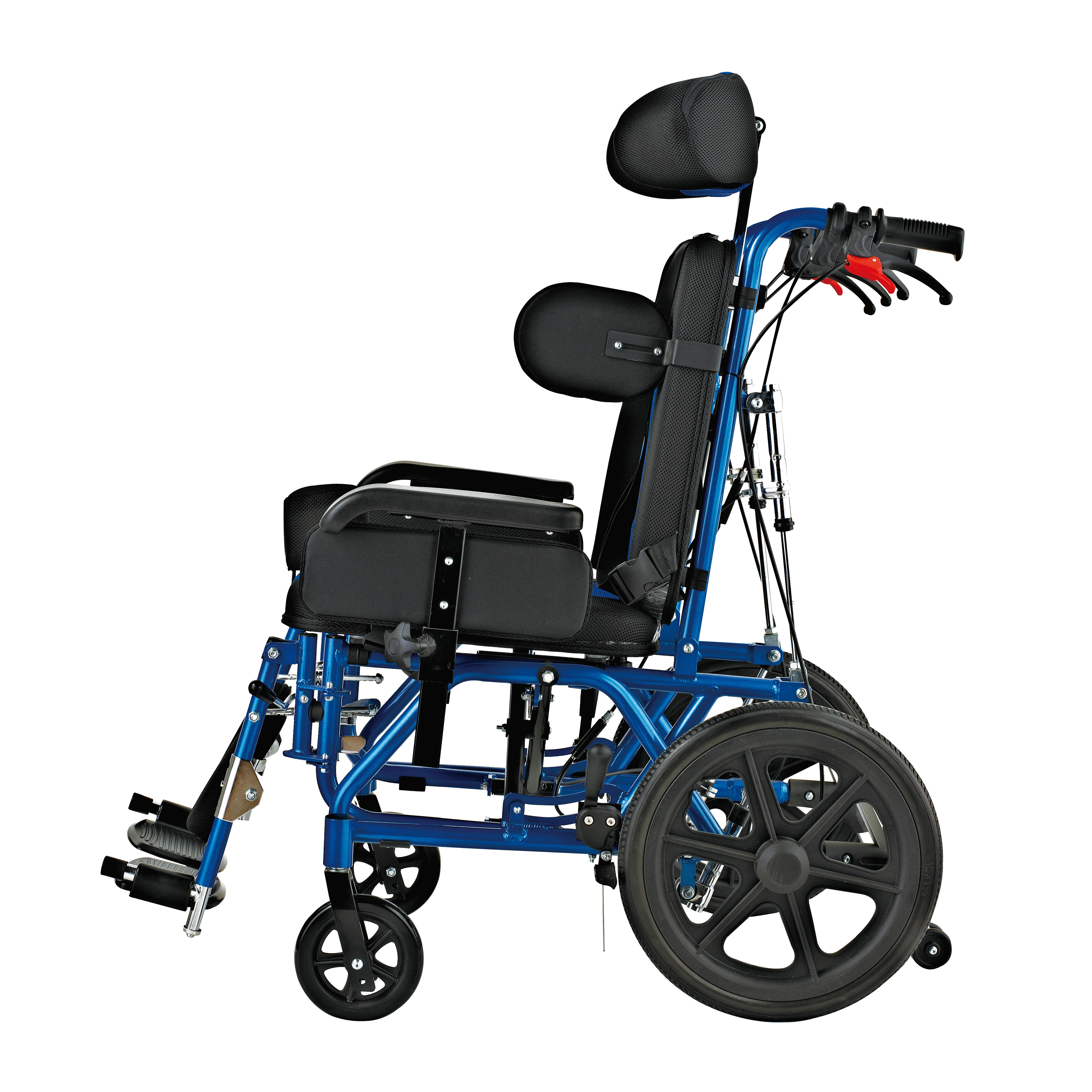 CP Wheelchair With Reclining High Back Wheelchair