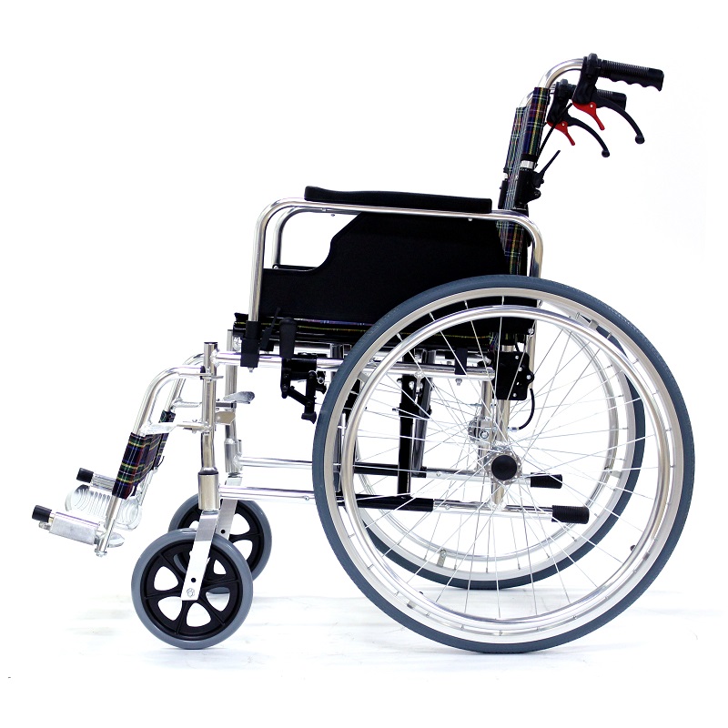 Folding Back Quick Release Aluminium Wheelchair