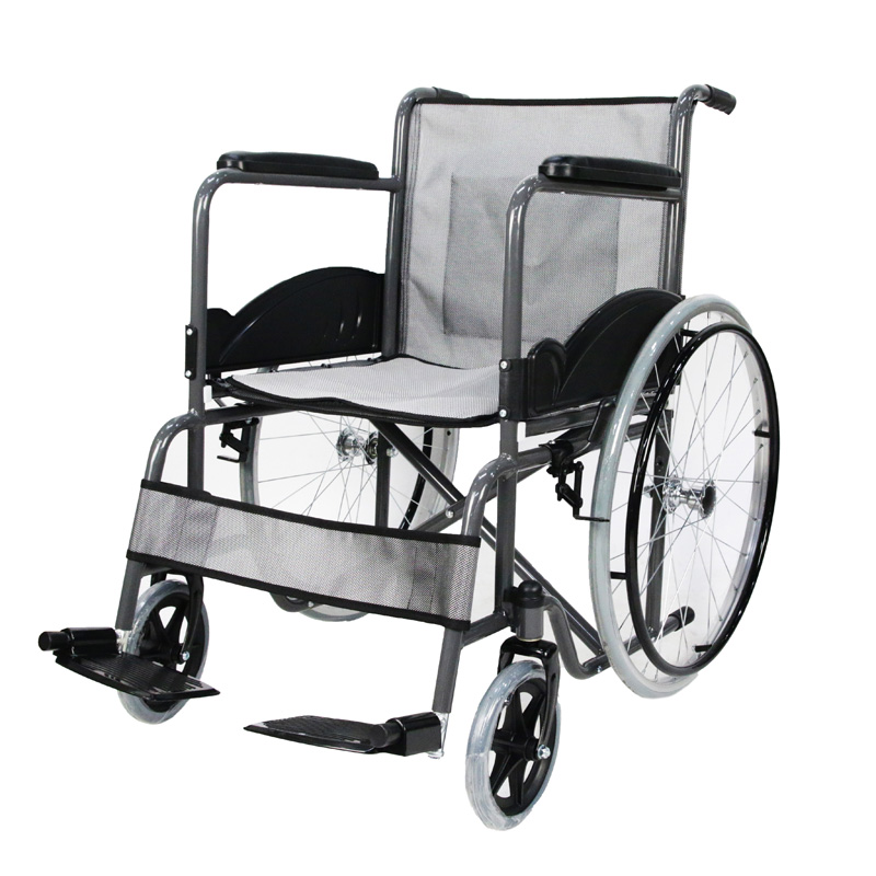 Steel Portable Foldable Manual Wheelchair Steel Portable Foldable Manual Wheelchair