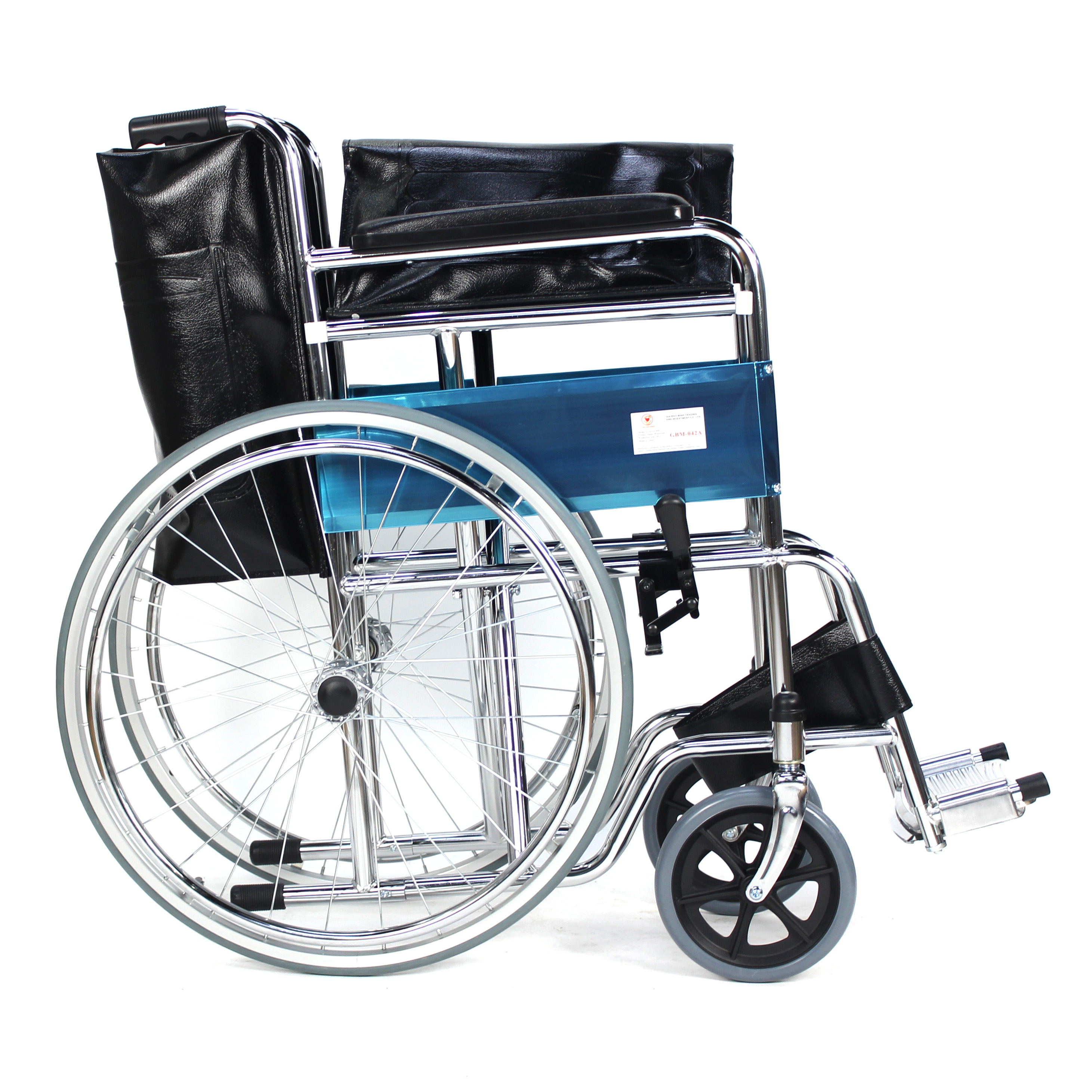 Aluminum Steel Disabled Adult Manual Wheelchair