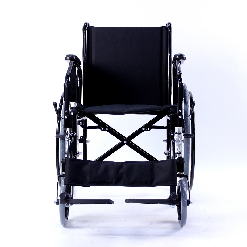 High Strength Folding Steel Manual Wheelchair