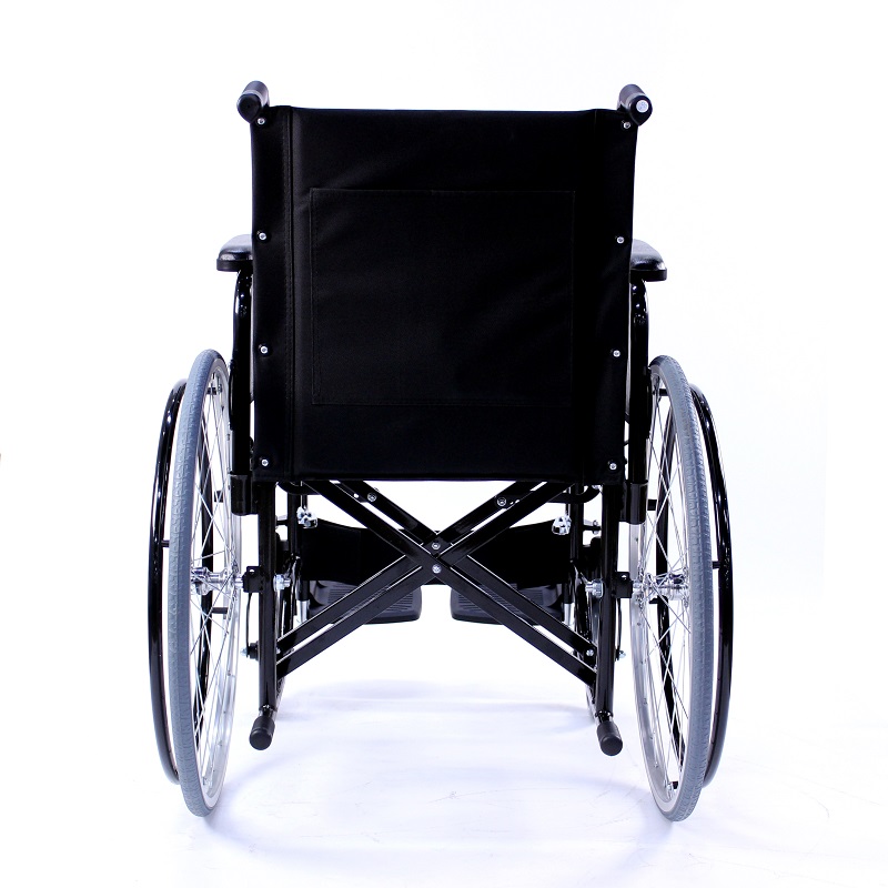 High Strength Folding Steel Manual Wheelchair