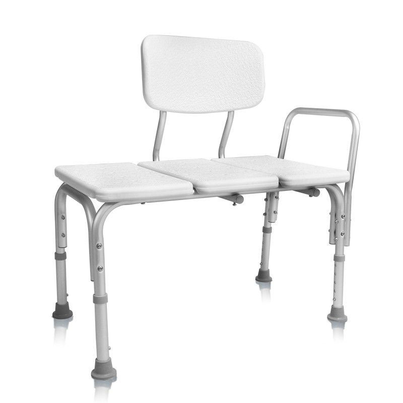 Comfortable Home Care Shower Chair with Arms and Backrest