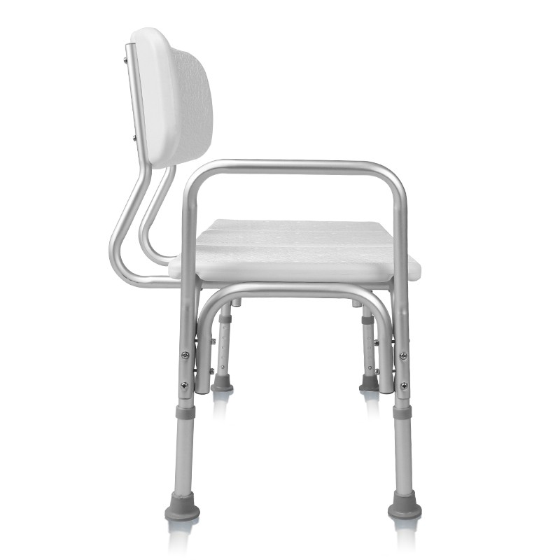 Comfortable Home Care Shower Chair with Arms and Backrest