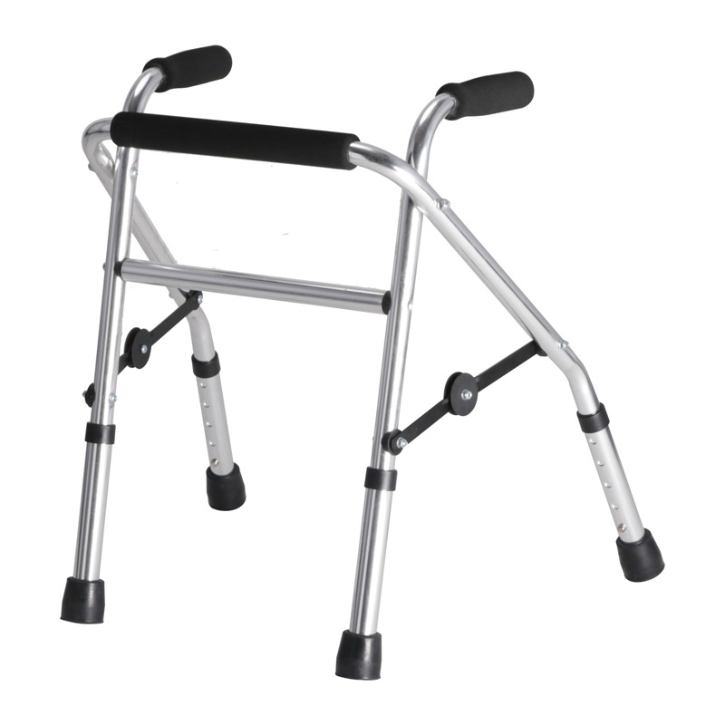 Aluminium Height Adjustable Folding Walker