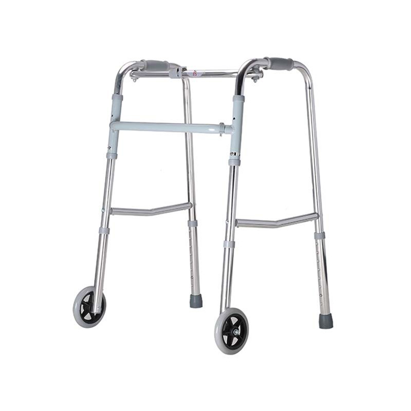 Two-button Folding Aluminium Walker Walking Frame