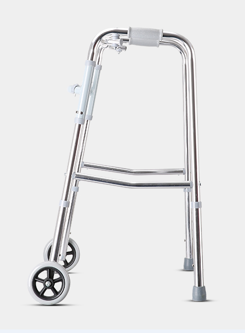 Two-button Folding Aluminium Walker Walking Frame