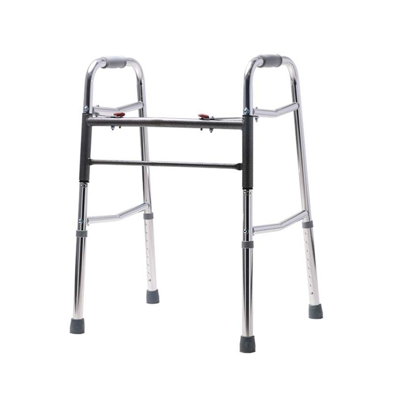 Aluminium Heavy Duty Two-button Folding Walker