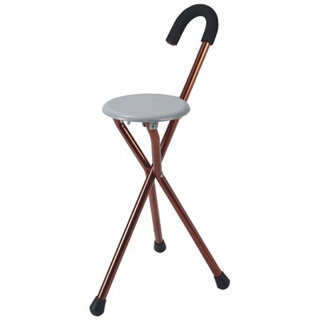 Tripod Walking Stick Cane With Seat