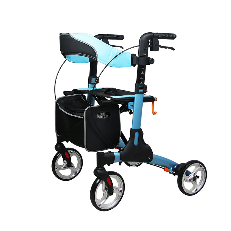 Ultra Lightweight Comfort Seat Aluminum Walker Rollator