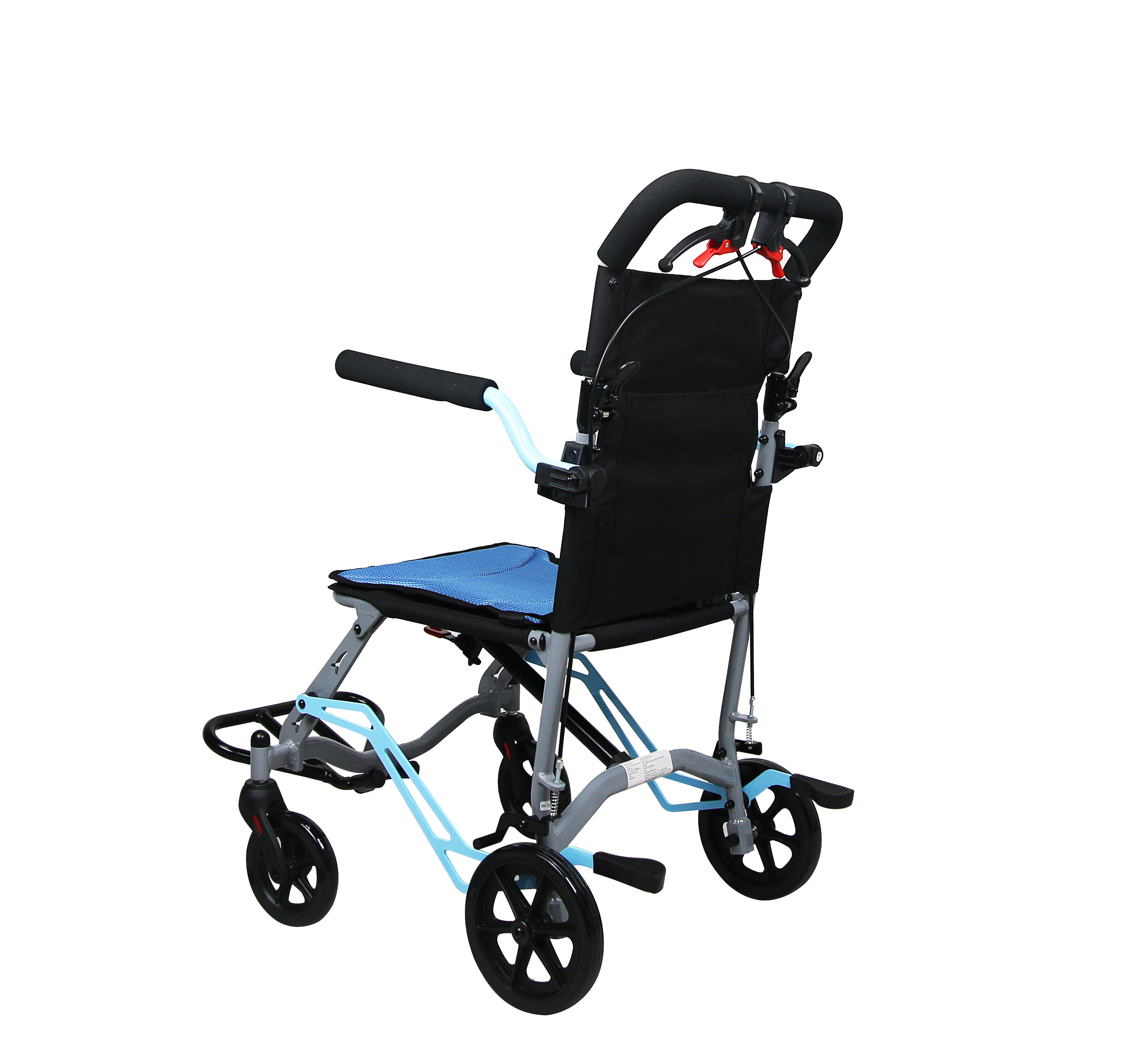 Airport Steel Lightweight Portable Transit Wheelchair