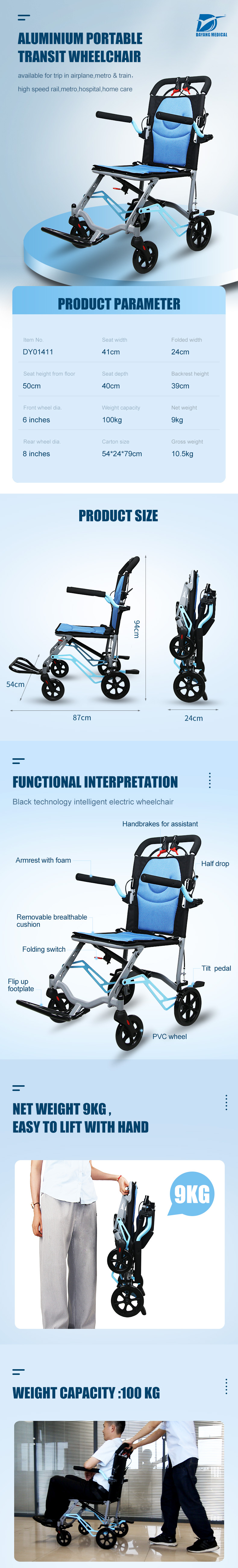 portable transit wheelchair