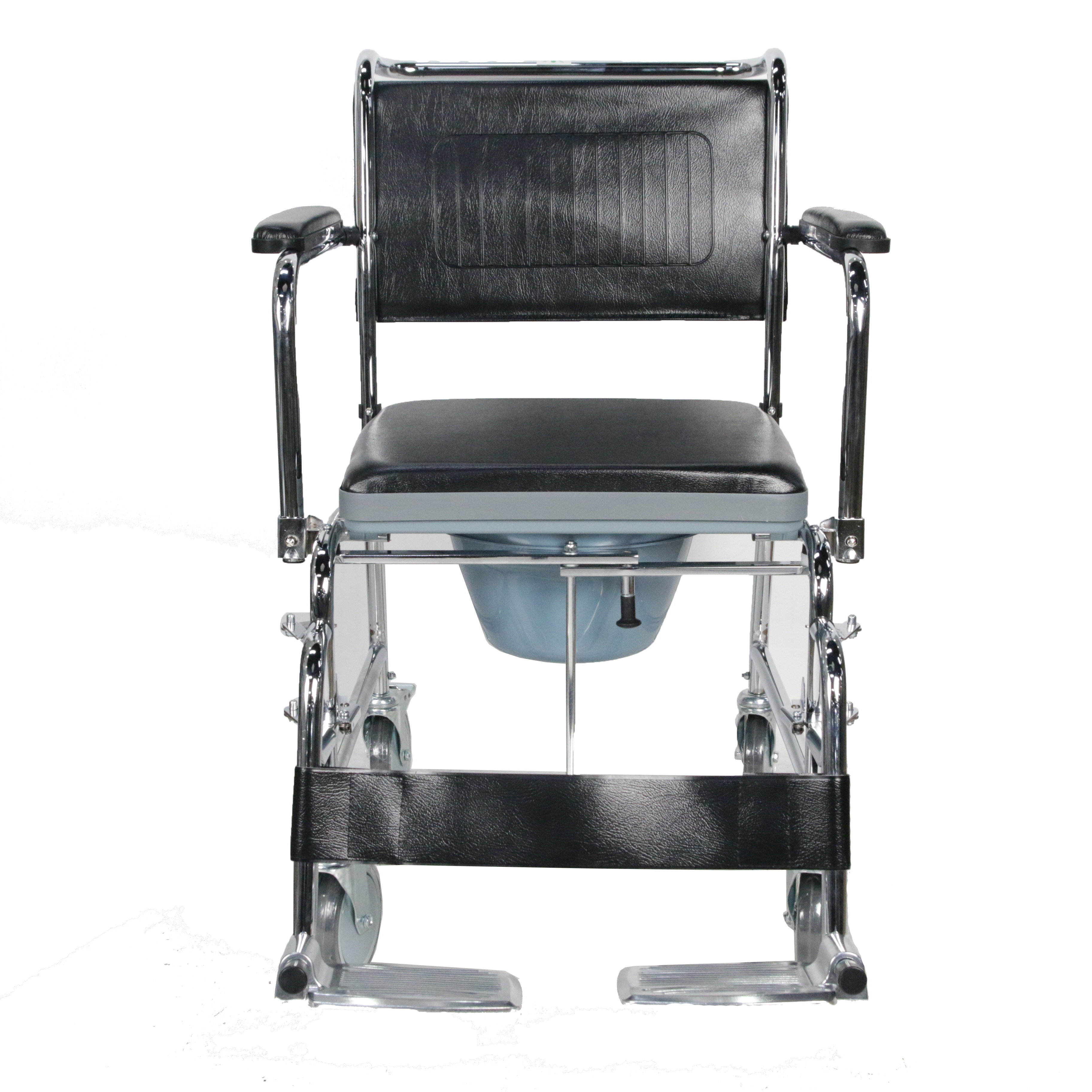 Hospital Drop Arm Toilet Chair For Patients