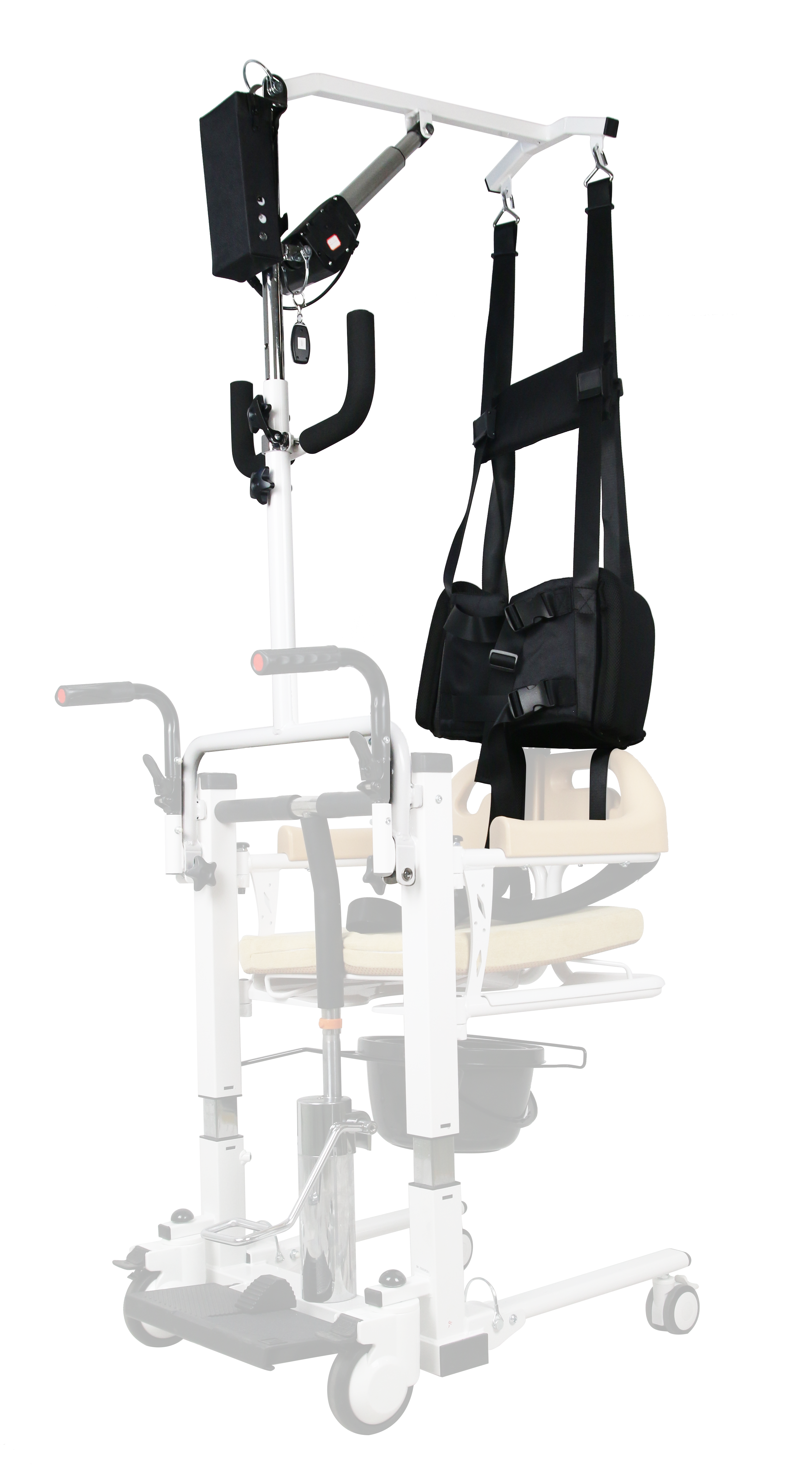 Lift Frame Hanger for Transfer Chair