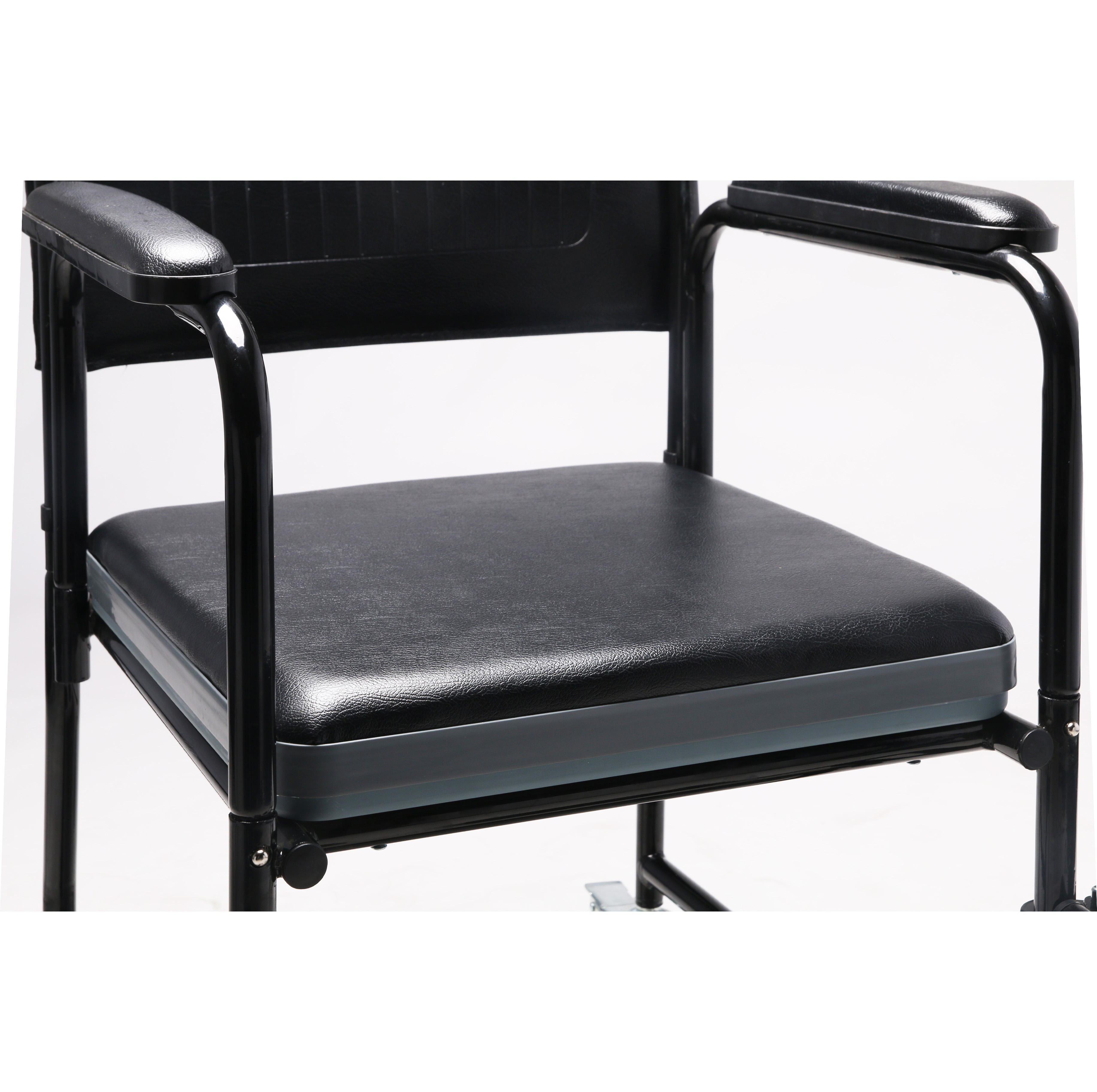 Medical Steel Economic Commode Wheelchair