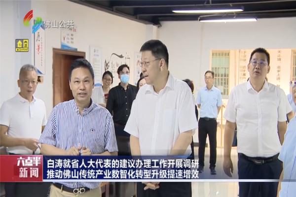 Foshan Mayor Bai Tao Visited Dayang Medical for Conducting Research