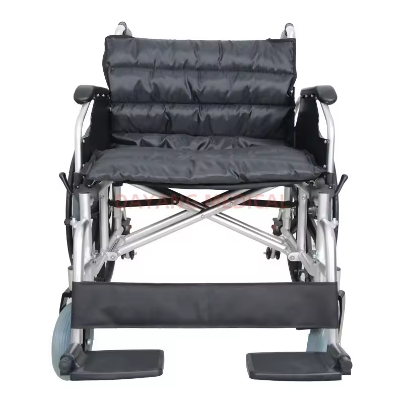 Folding Portable Lightweight Aluminum Manual Bariatric Wheelchair