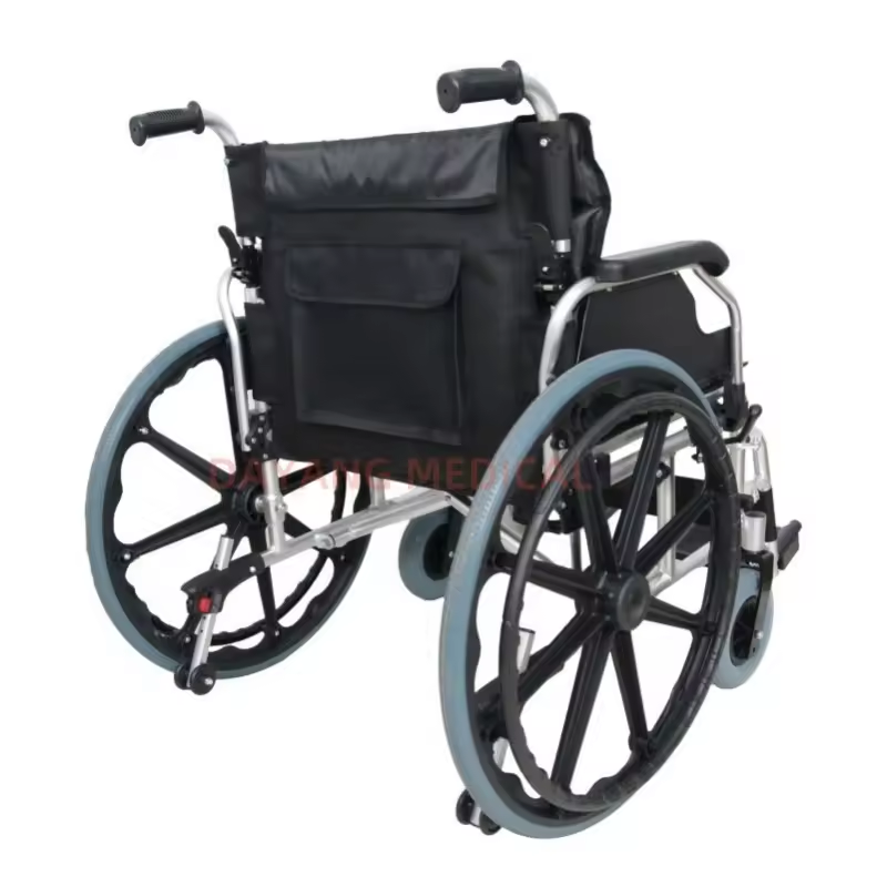 Folding Portable Lightweight Aluminum Manual Bariatric Wheelchair