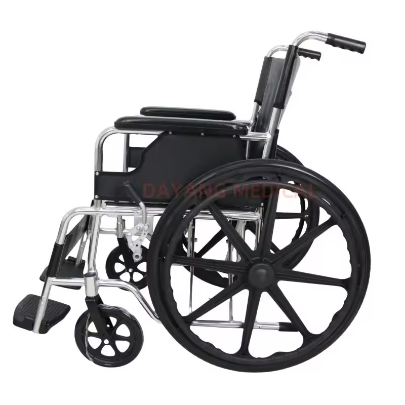 MRI Nonmagnetic High Quality Easy Folding Aluminum Alloy Lightweight Wheelchair