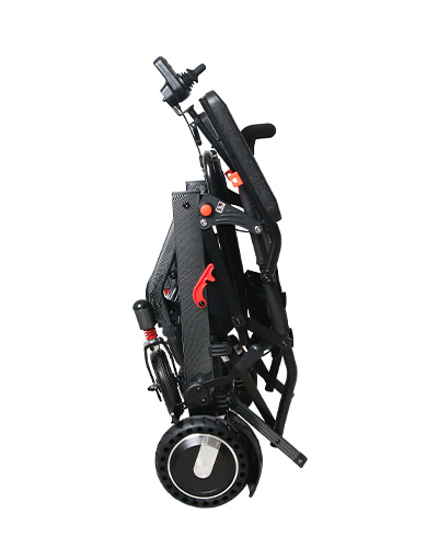 lightweight folding wheelchair electric