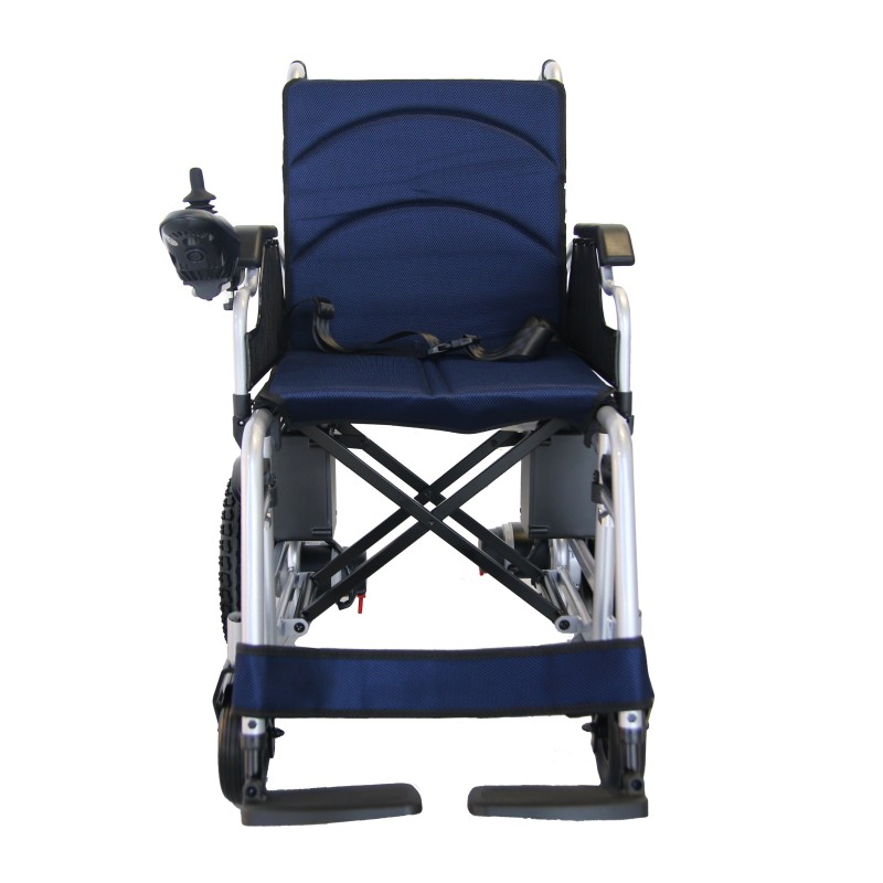 Heavy-duty 120kg (265lbs) steel electric wheelchair