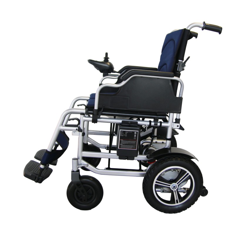 Heavy-duty 120kg (265lbs) steel electric wheelchair